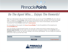 Tablet Screenshot of pinnaclepoints.com